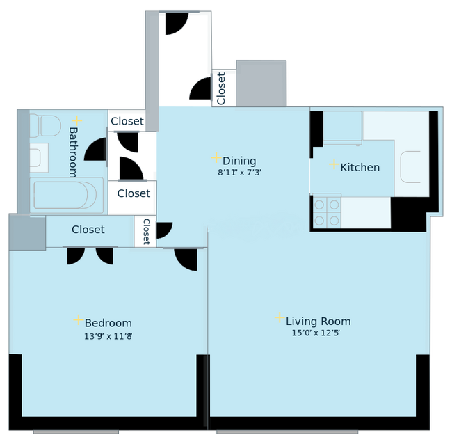 Floorplan - Kips Bay Court