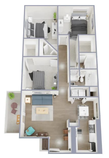 Floorplan - Harbour Point Apartments