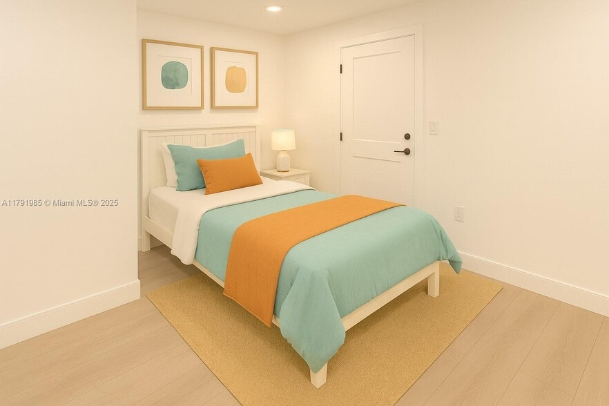 3rd bedroom (staged) - 575 Crandon Blvd