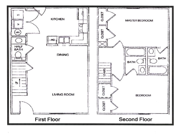 2 x 2.5 Townhome - Mt Olive Townhomes