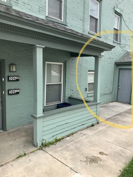 Ciircled is Entrance to Apt - 306 Blair St