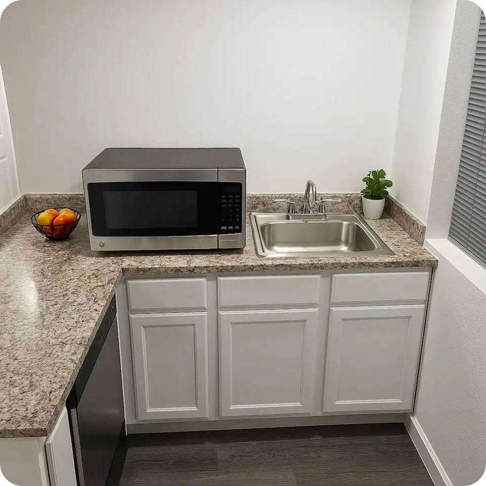 Kitchen - No Oven no full fridge - 410 Estelle St