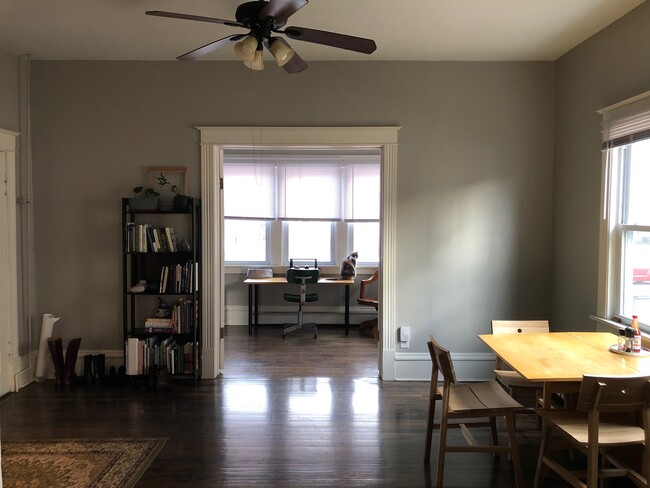 Looking from the dining room into one of the bedrooms.. - 3022 Columbus Ave.