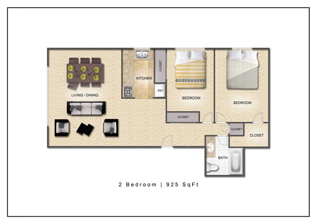 Floorplan - Grand Place Apartments | 2028