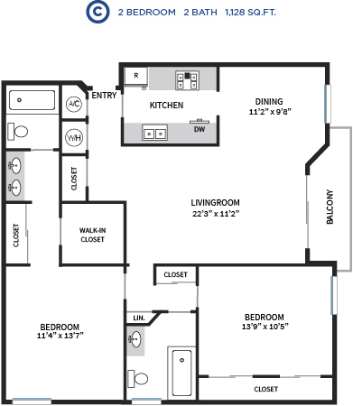 Floorplan - Lassen Village