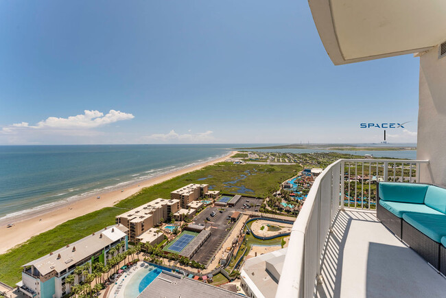 SpaceX view from both balconies - 310A Padre Blvd