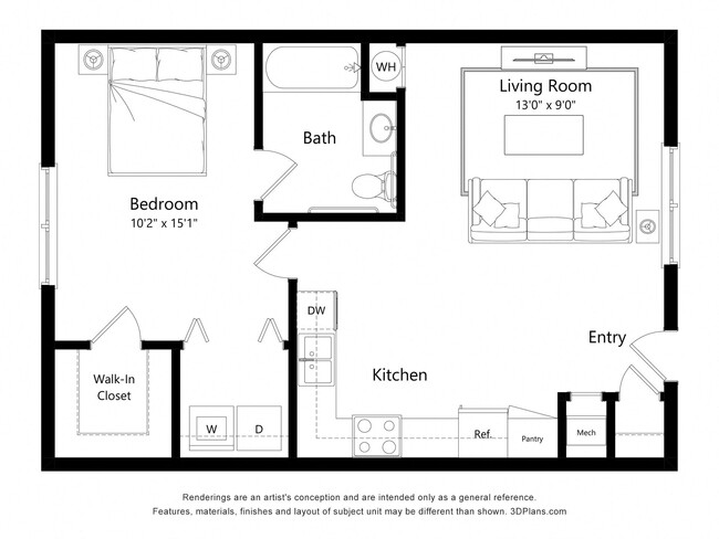 Floorplan - Creekside at Asheville