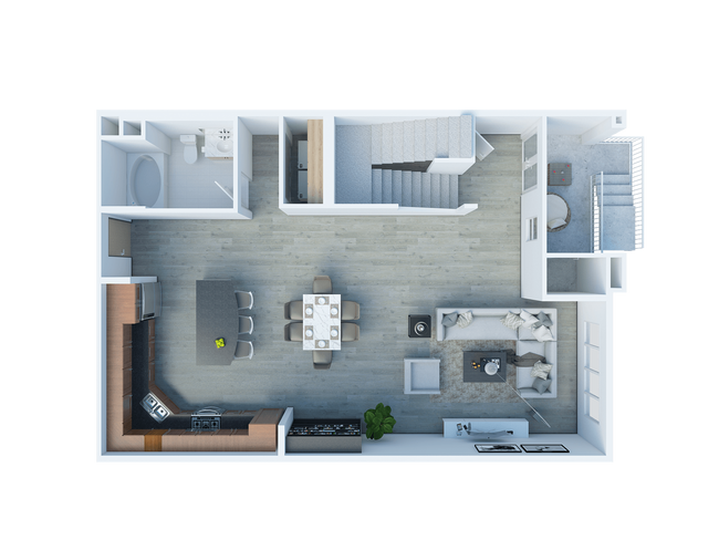 Floorplan - San Pedro Bank Lofts