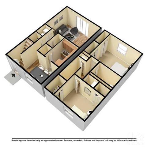 Floorplan - Knoll Ridge Townhomes & Apartments