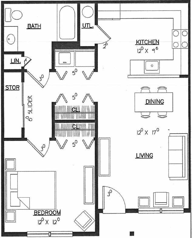 Floorplan - John Wesley Village III