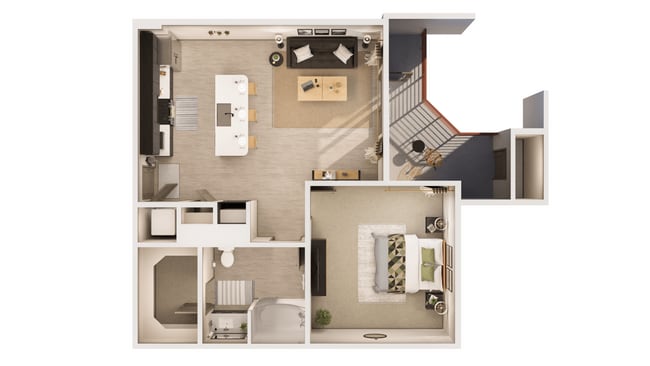 Floorplan - The Rey Downtown
