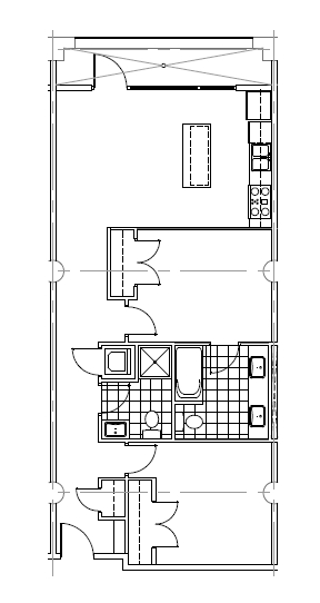 2BR/2BA - Chesapeake Lofts