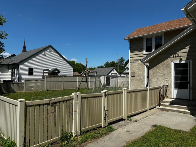 Front lawn - 420 E 2nd Ave