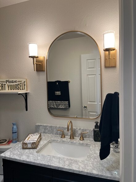 Hall bath vanity - 10229 W Bolivar Dr