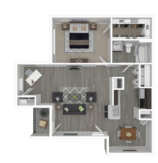 Floorplan - Riverside Apartments