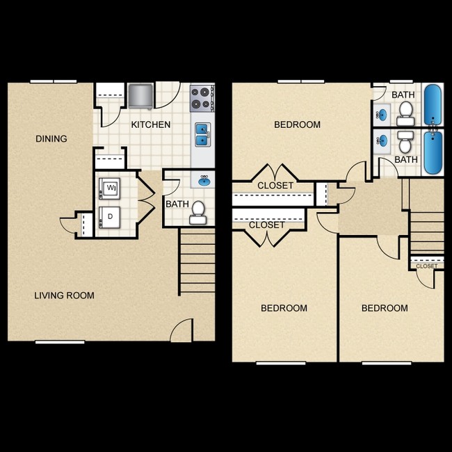 3BR/2.5BA - Parc 1000 Apartment Homes