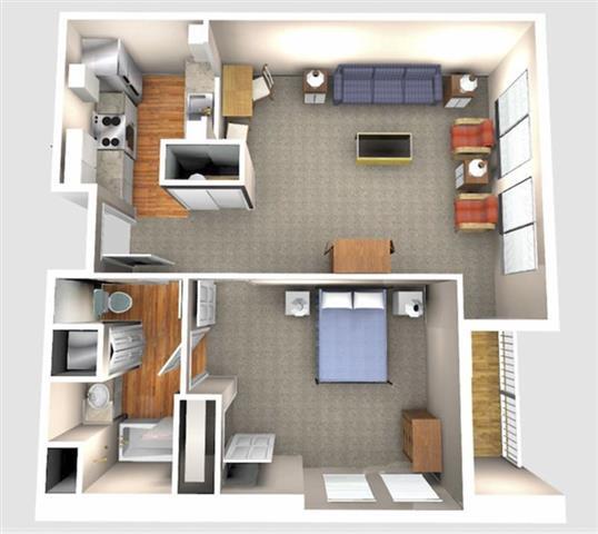 Floorplan - Rafael Town Center Apartments