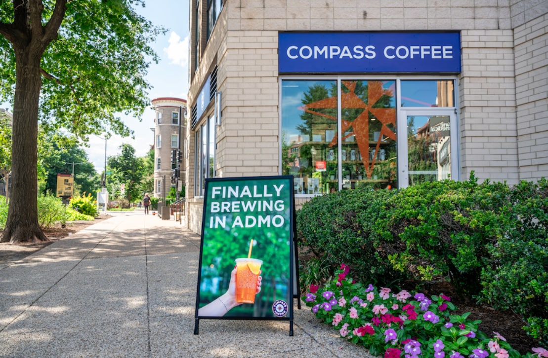 New AdMo Compass Coffee - 1763 Columbia Rd NW