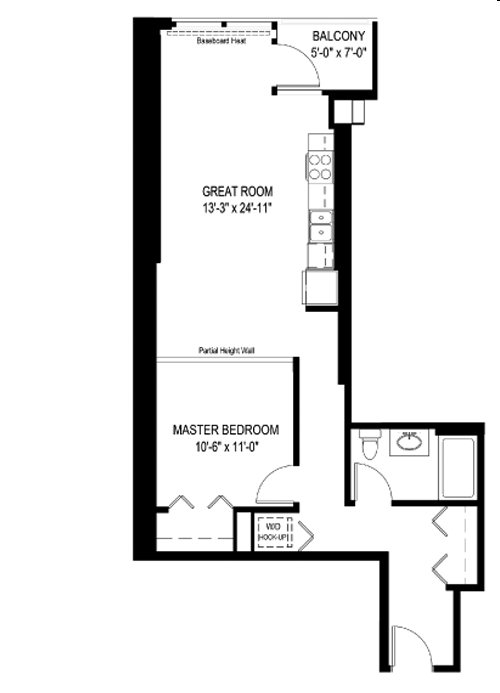 1BR/1BA - 235 W Van Buren St