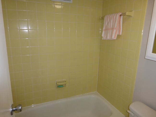 Tiled shower/tub combo - 1300 Army Navy Dr