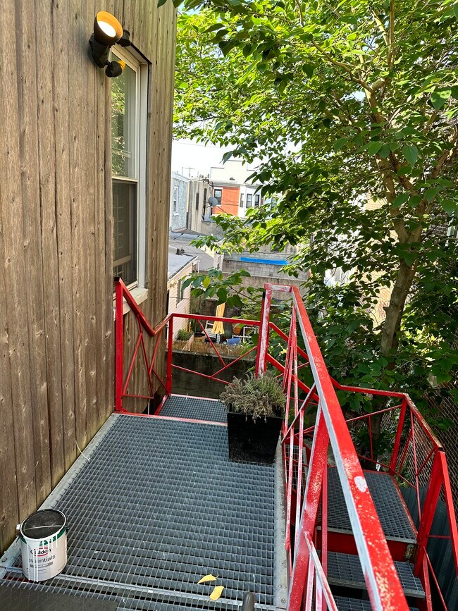 view towards Elsworth from patio - 1108 S 22nd St