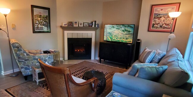 Well appointed living room with Samsung TV and high speed internet - 42 Pine Hill Dr