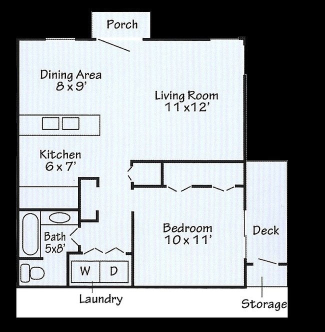 1BR/1BA - Abbey Lane Apartments
