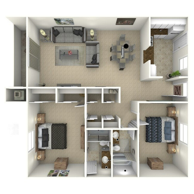 Floorplan - Lakeshore Presidential Apartments