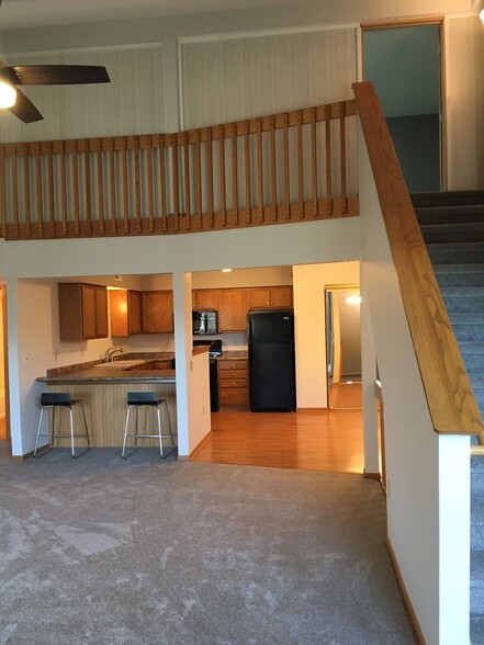 Kitchen space and private loft bedrrom - 135 W Oak Leaf Dr