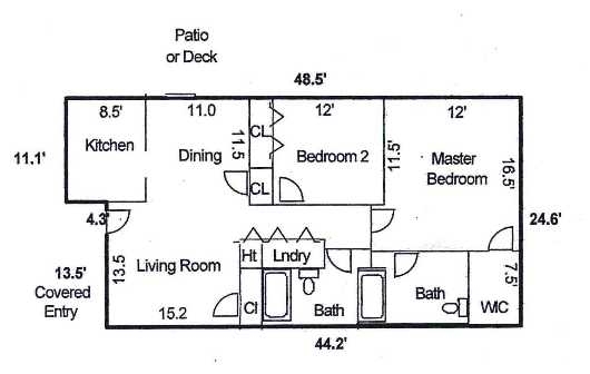 2BR/2BA - Forest Hills