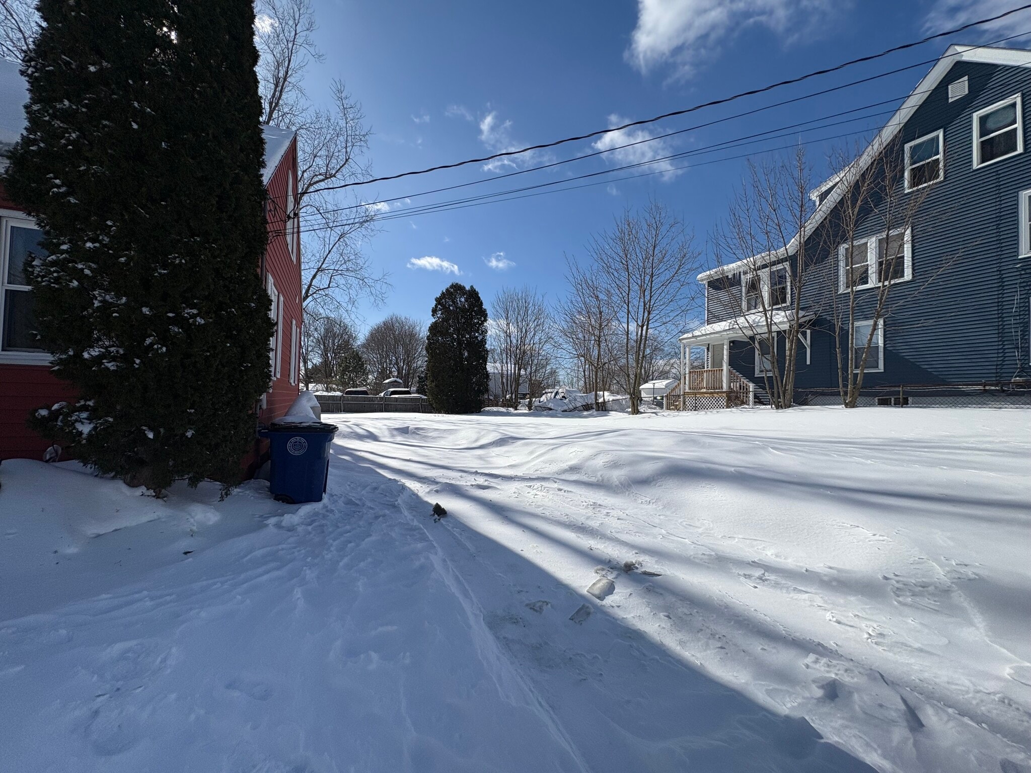one of two driveways - 14 Mitchell St