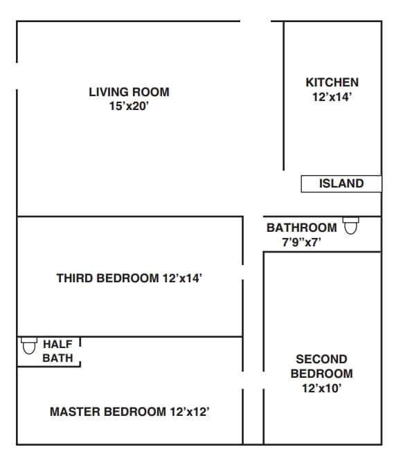 3BR/1.5BA - The Overlook