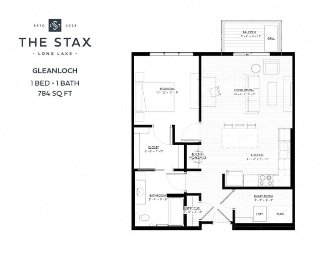 Floorplan - The Stax of Long Lake
