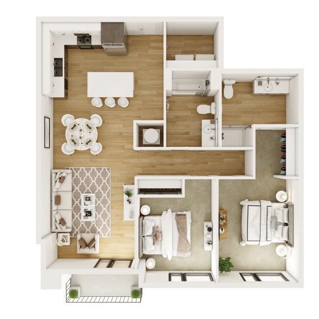 Floorplan - Dalmore Apartments