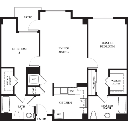 Floorplan - Strata at Mission Bay Apartments