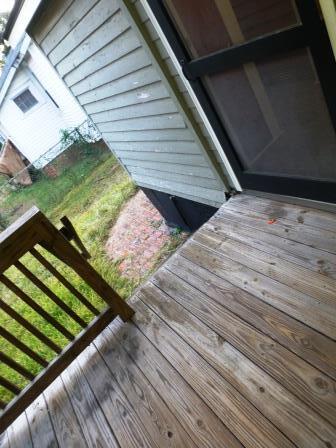 The back deck and small brick patio. - 3230 PARK AVE