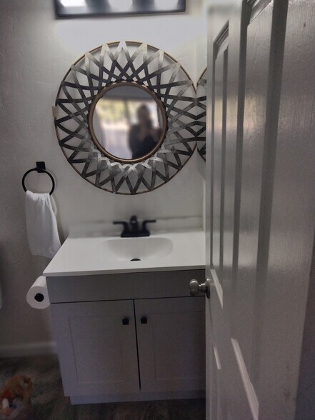 New vanity in master bathroom - 8396 E Stevens Dr