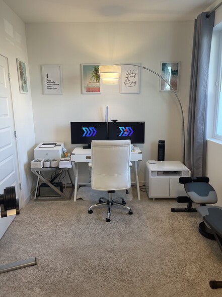 Office/den with attached half bath - 1780 Boxcar Cir