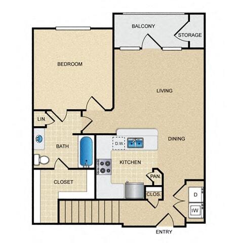 Floorplan - Ovation at Lewisville Apartment Homes