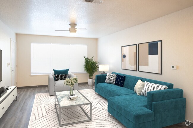 Echo living room - The Ave at Johnston Commons