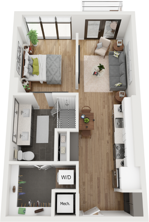 Floorplan - Deca Apartments