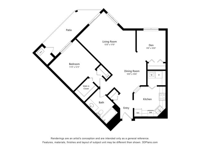 Floorplan - Crosby Pointe Apartments