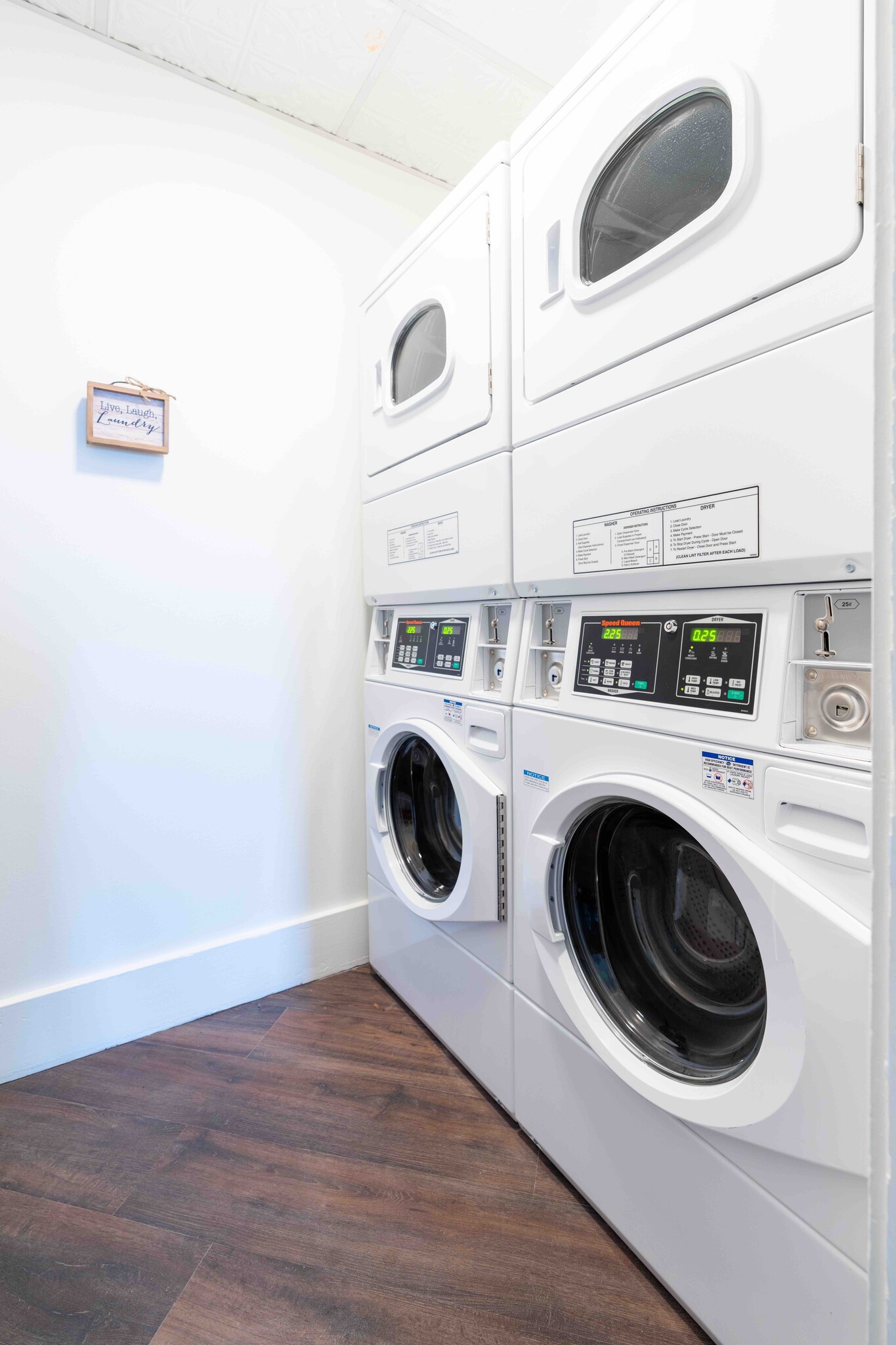 The shared laundry is on the same floor as the apartment. - 818 12th St