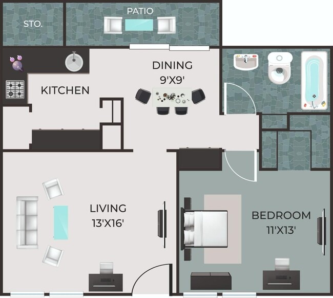 Floorplan - The Palms at Cypress Station