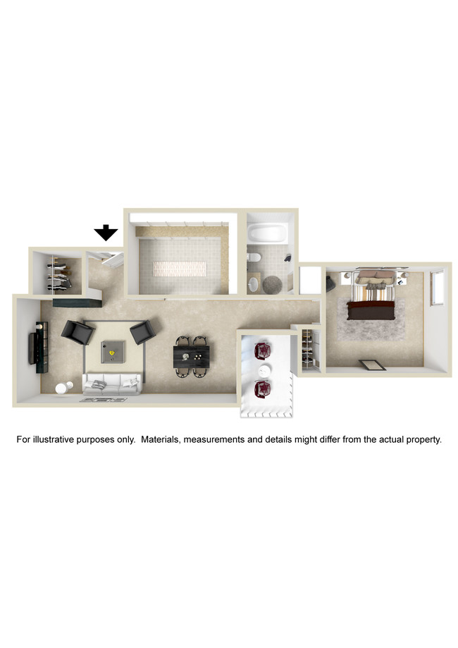 Floorplan - Cedarwood Apartments