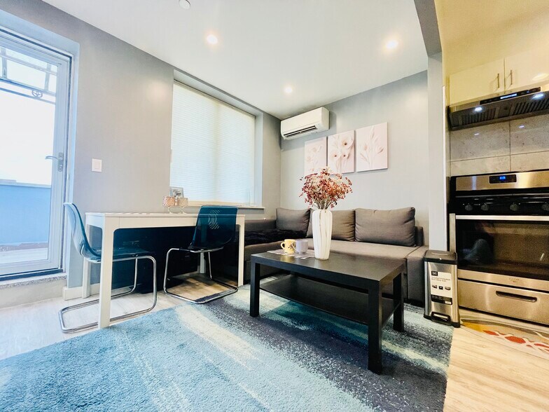 full furnish living room, including sulfur dining table, and coffee table - 838 41st St