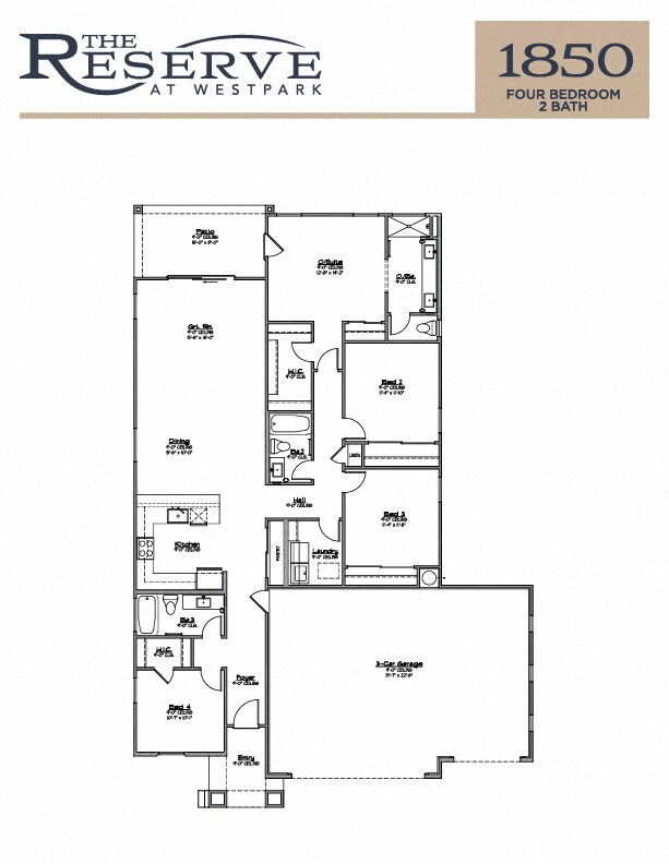 Floorplan - Reserve at Westpark II