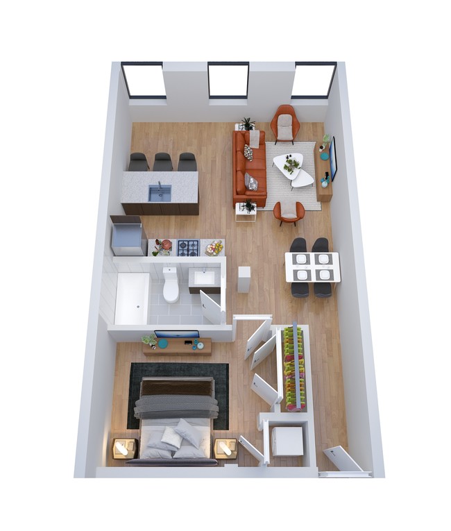 Floorplan - Peanut Factory Flats