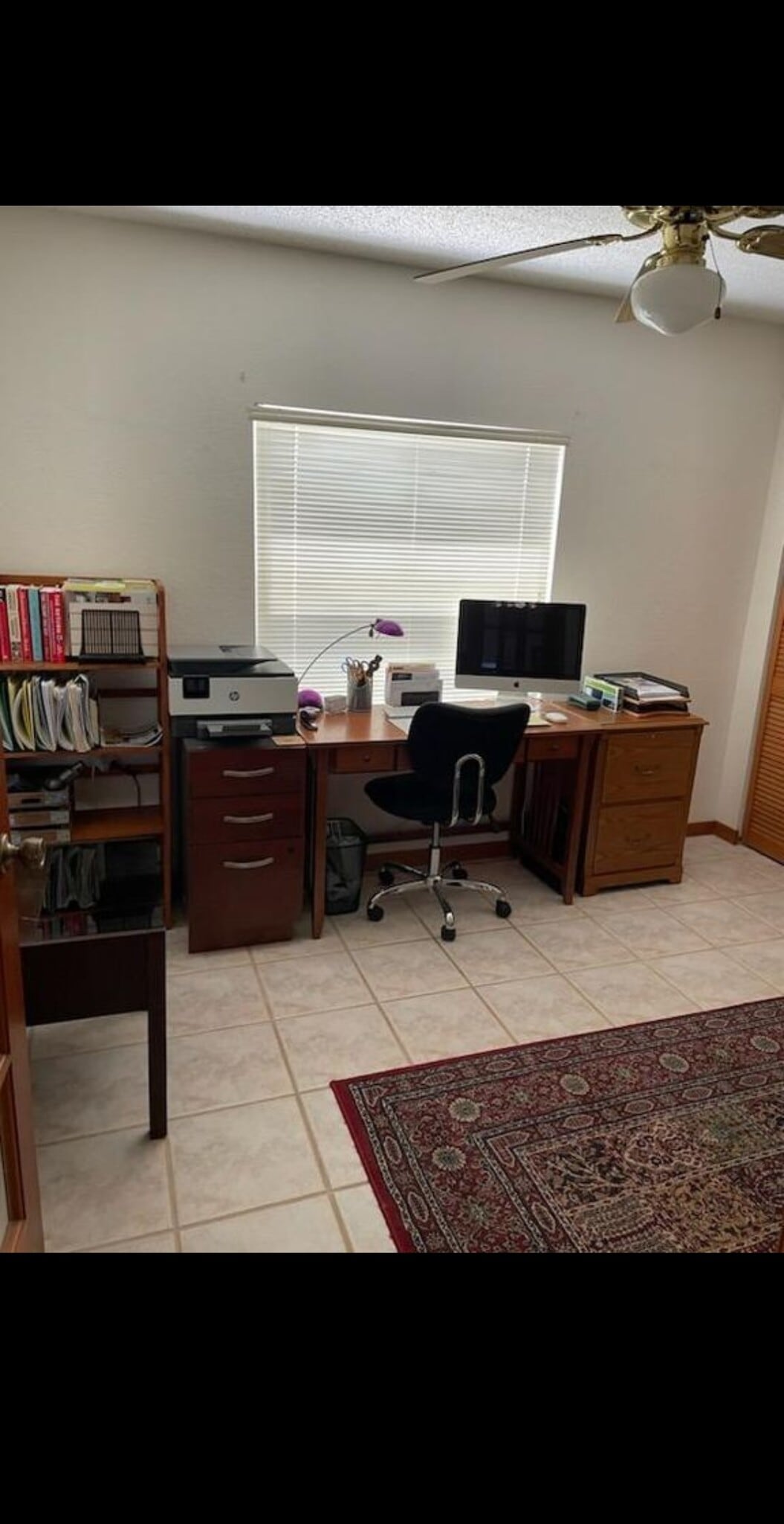 3rd bdrm, or office, sliding door to porch - 7639 Wells Ct