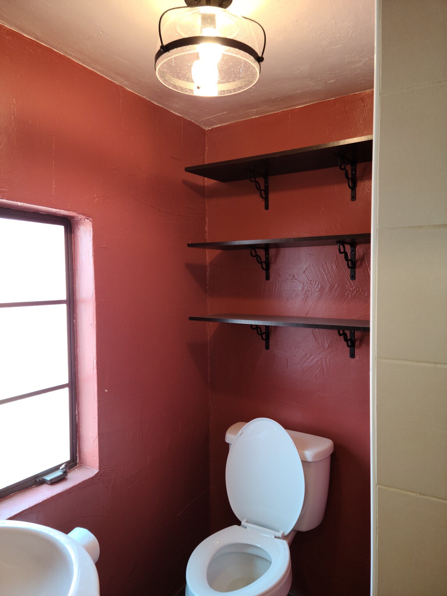 Bathroom has been painted to light beige - 223 N San Pedro St